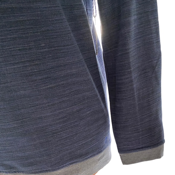 Converse Sweatshirt Crew Neck Men’s Blue Cotton Roundtrip Pullover Size 10073C - Picture 5 of 7